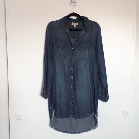 Cloth and Stone Chambray dress - Picture 1 of 6